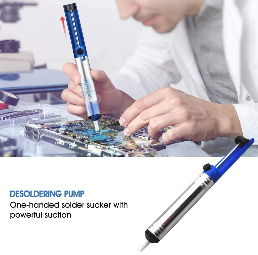 Desoldering Pump Solder - Soldering Sucker Pen Removal Vacuum Aluminum