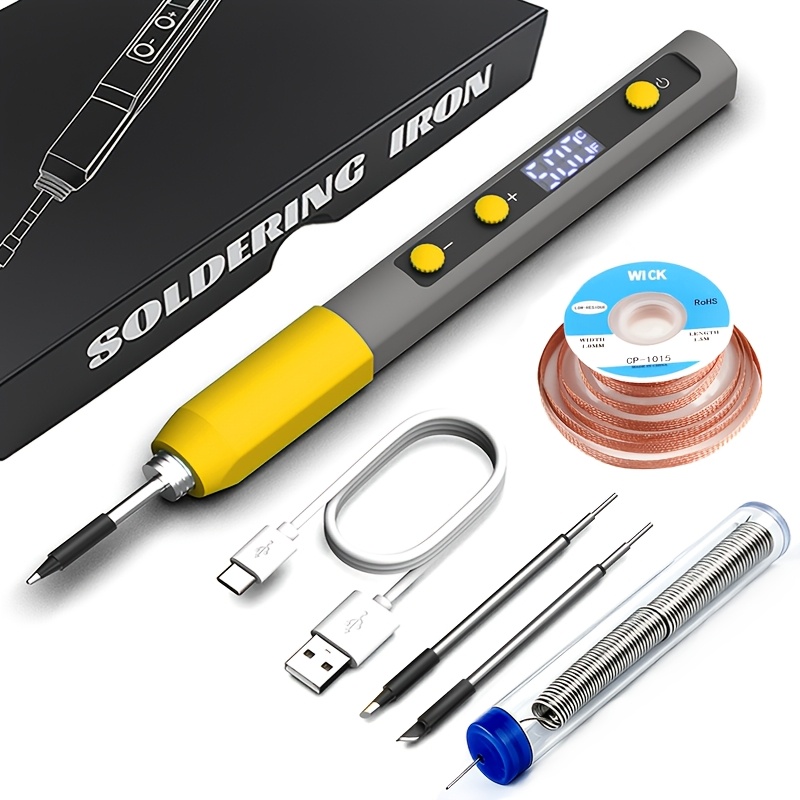 Diy Elektronic - Digital Display USB Soldering Iron, 200-500