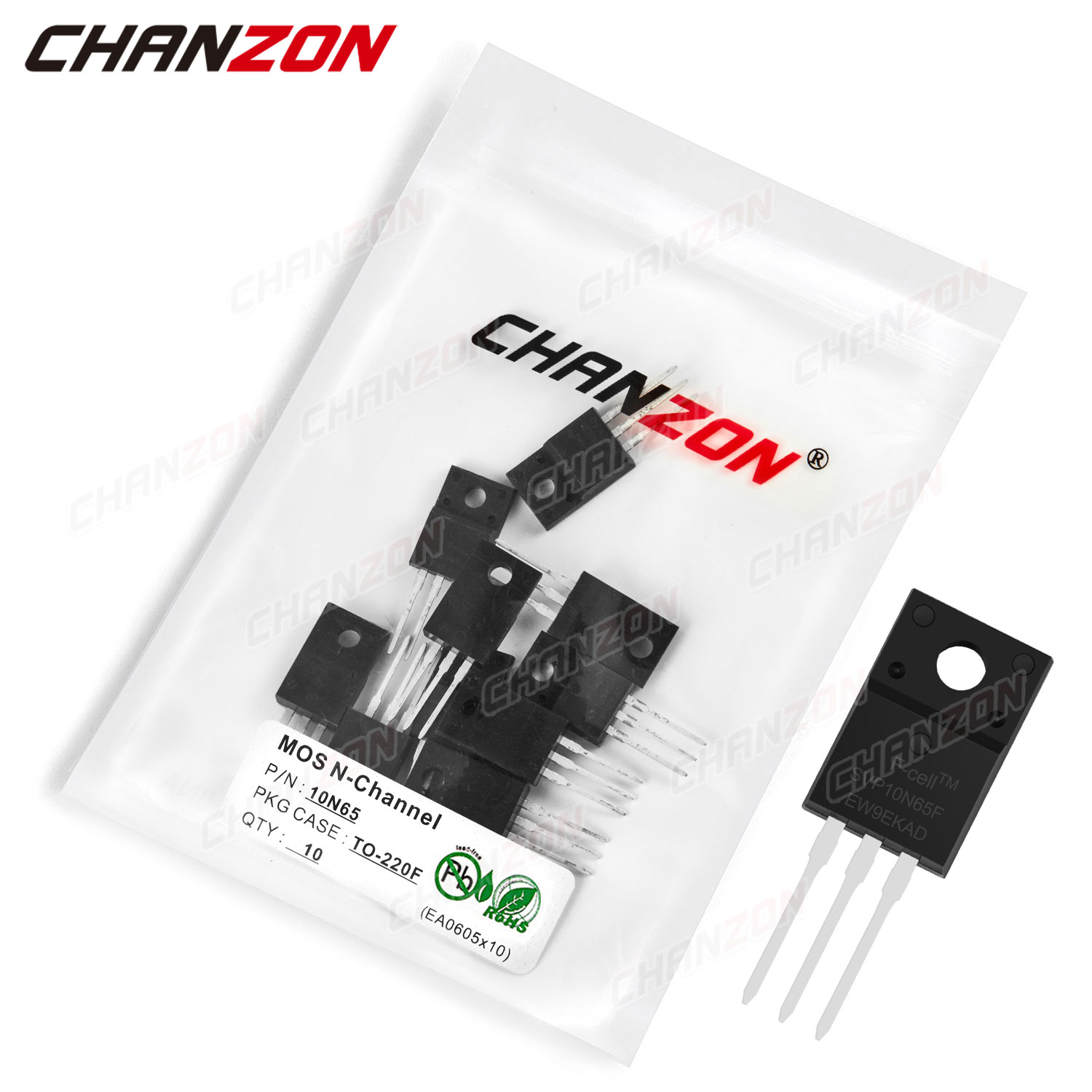 Diy Electronics Youtube Channel - 10pcs 10N65 TO-220F N-Channel Mosfet Bipolar