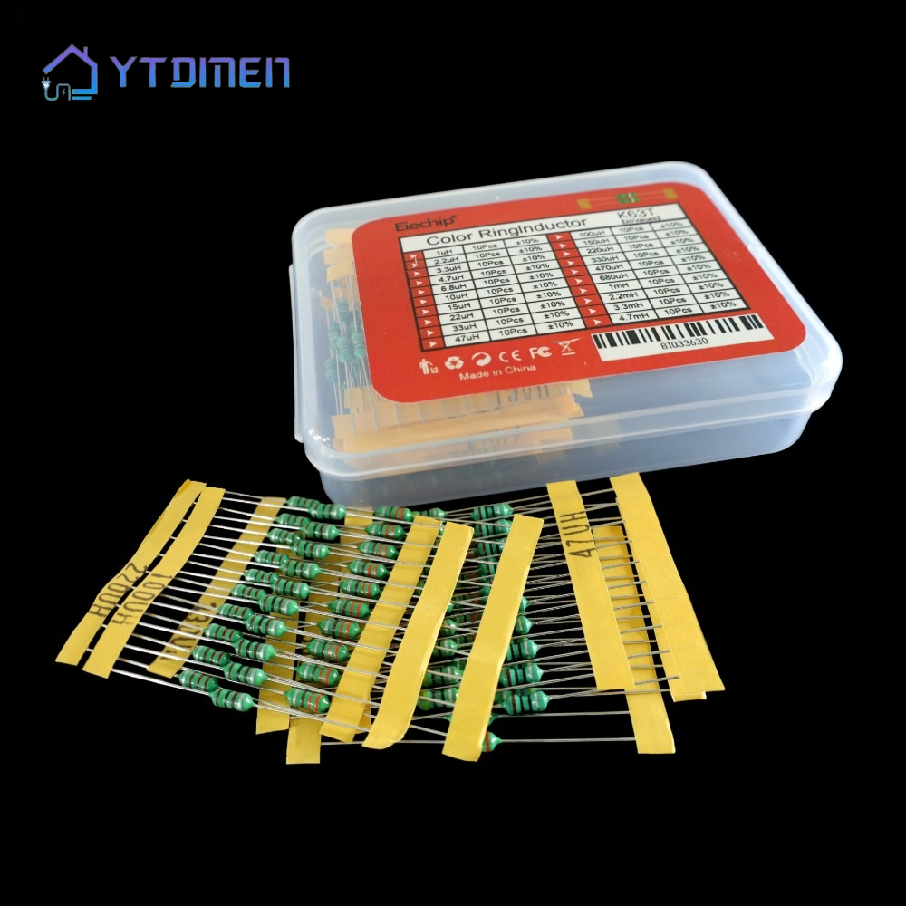 Diy Home Electronics Projects - 200pcs 1/2W 0410 Color Ring Inductor