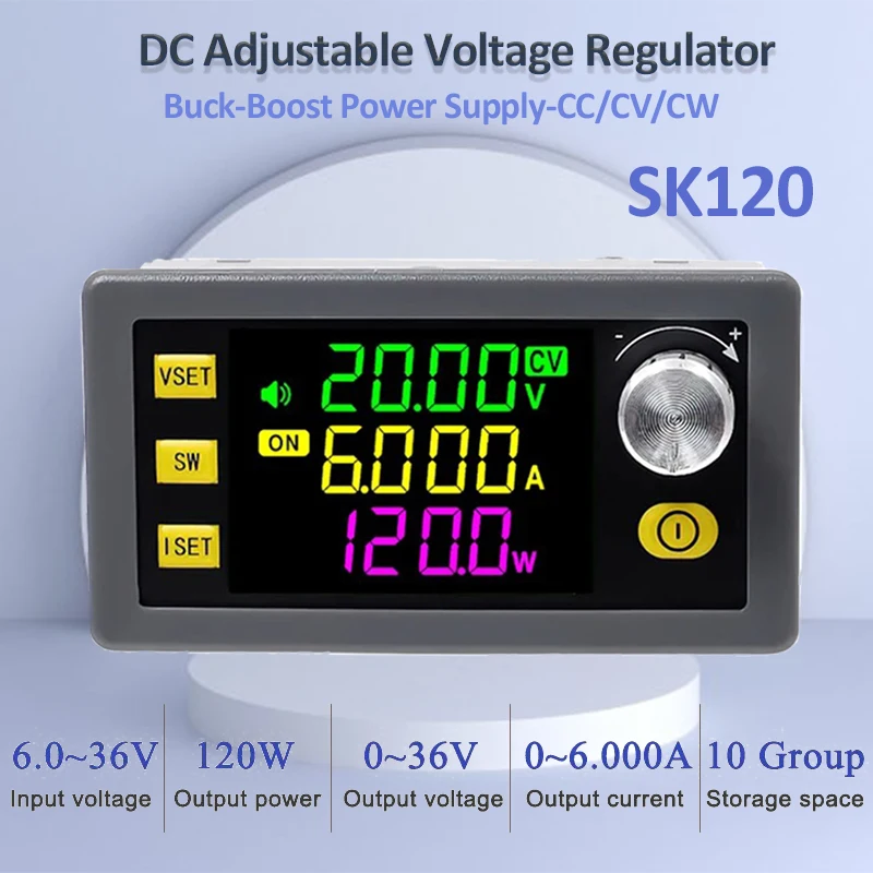 SK120 120W CNC Buck Boost DC A - Dc Power Supply Variable recension och pris