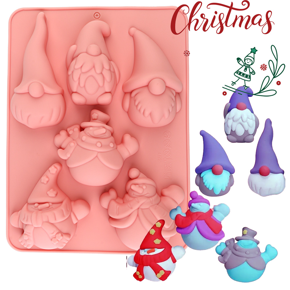 6-Cavity Christmas Gnome Cake  - Diy Electronics Components recension och pris