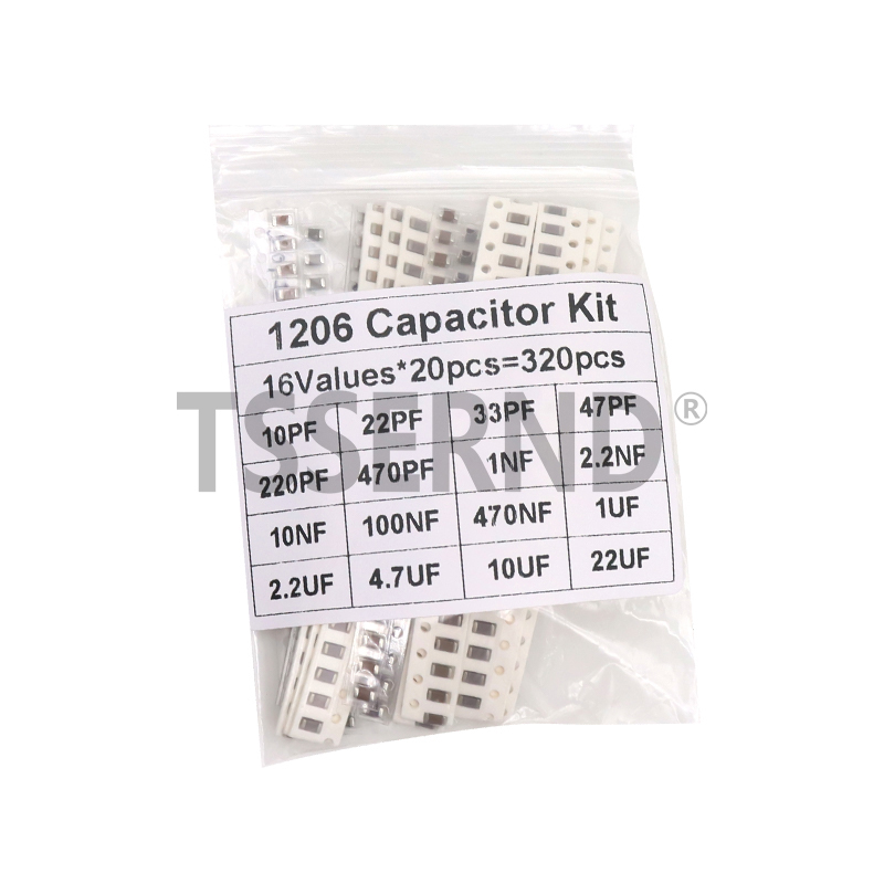 320PCS 720PCS 0603 0805 1206 S - Capacitor Kit Assortment recension och pris