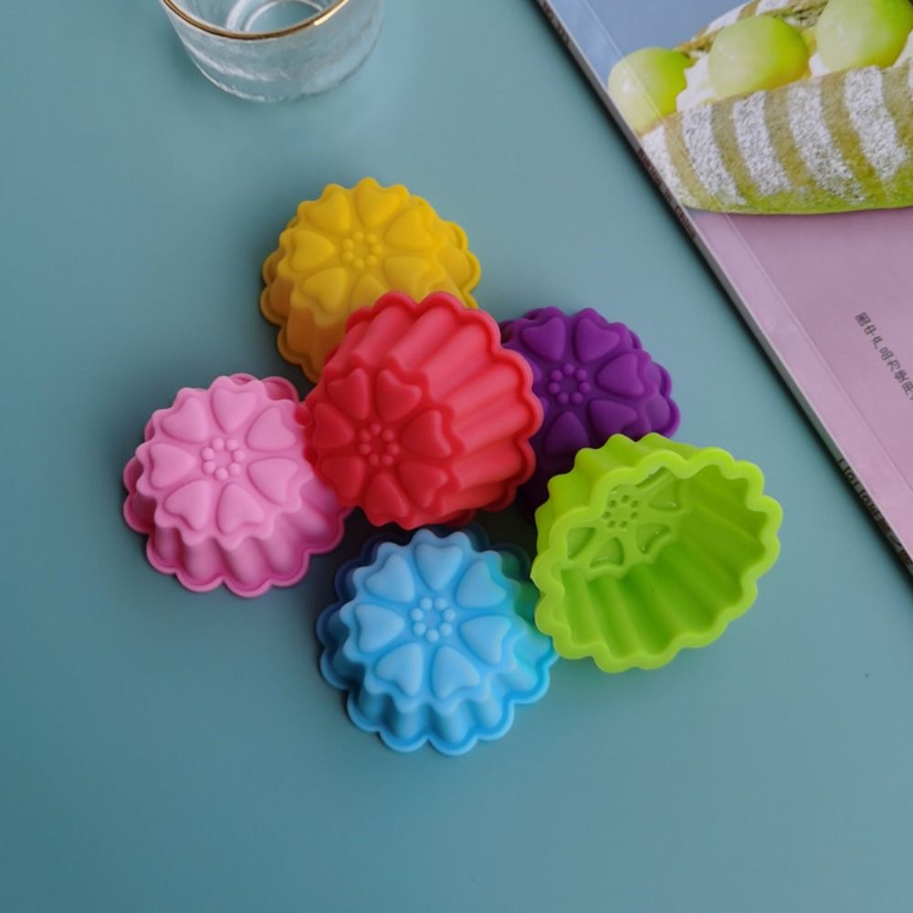 Cute 5cm Flower Silicone Cake  - Diy Electronics Components recension och pris