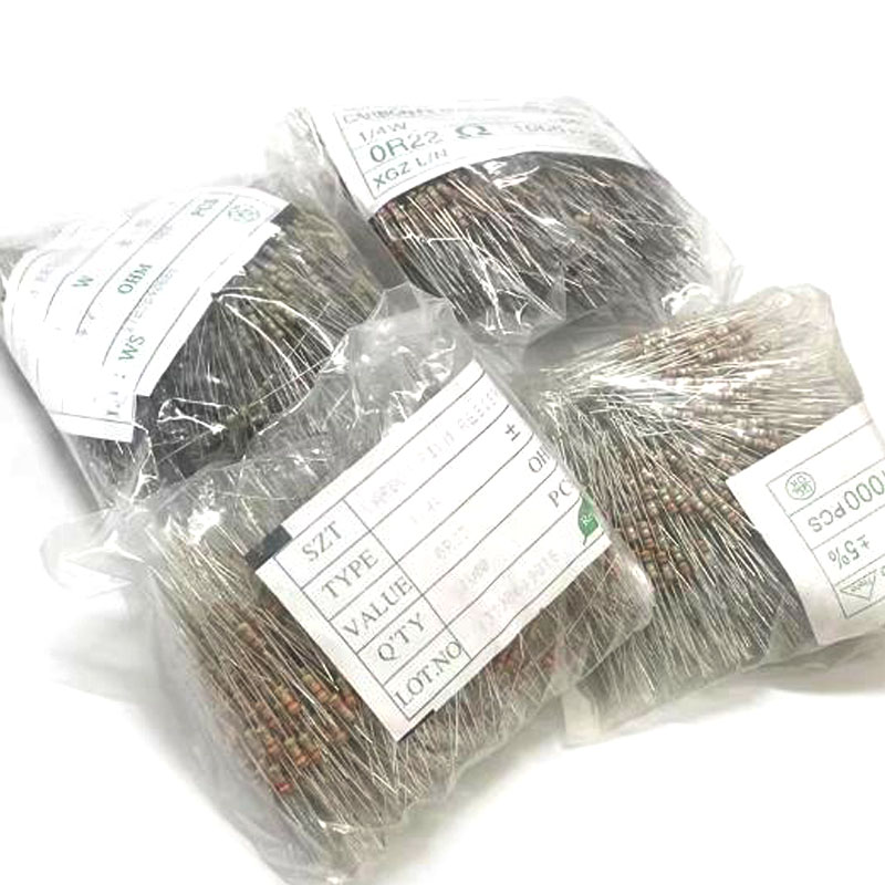 100PCS 1/4W Carbon Film Resist - Resistor Kit 1 4W recension och pris