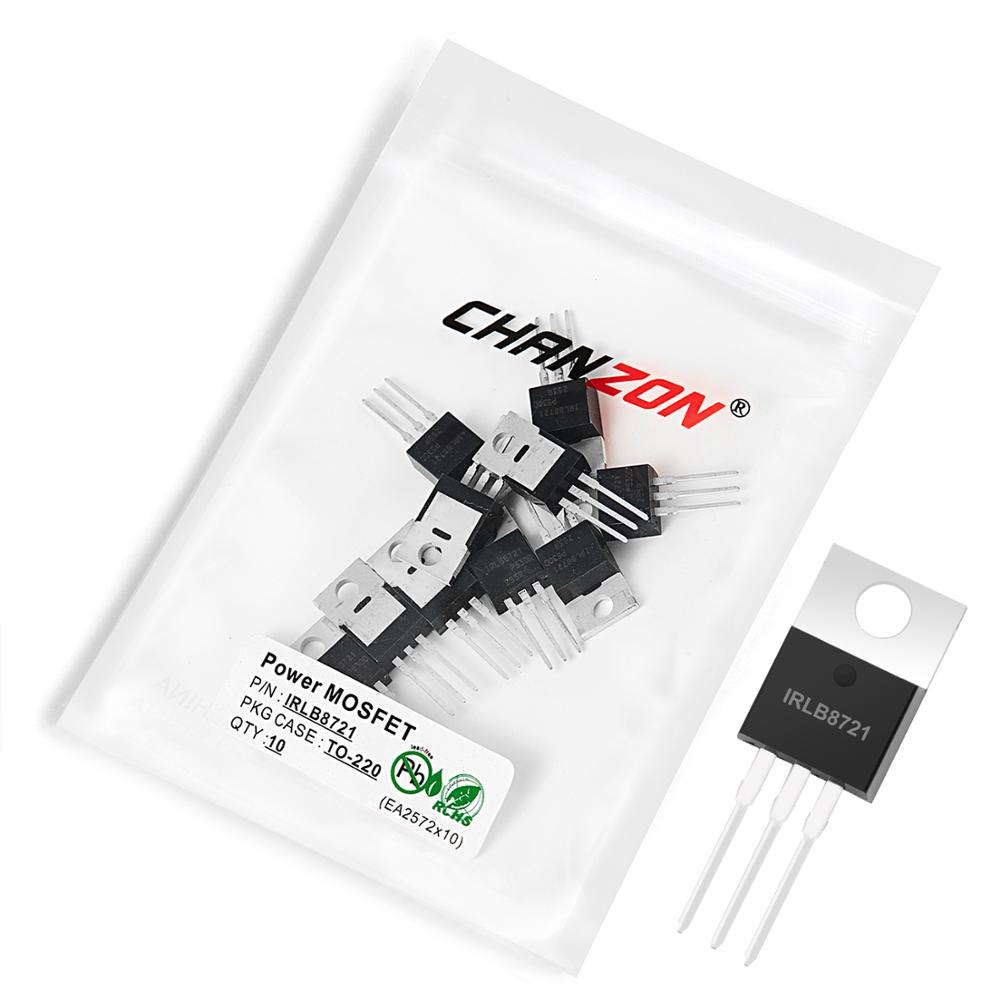 10Pcs IRLB8721 TO-220 Power SI - Diy Electronics Youtube Channel recension och pris