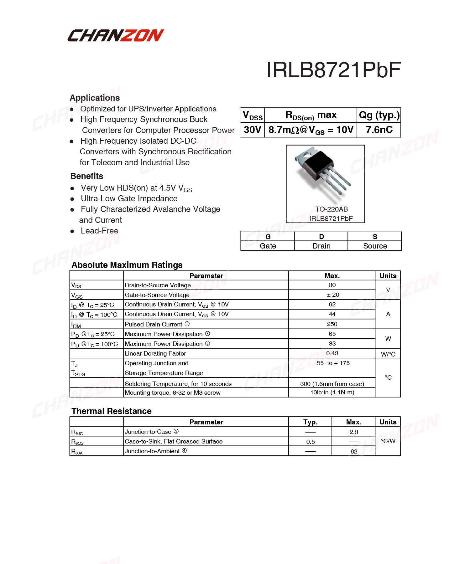 10Pcs IRLB8721 TO-220 Power SI - Diy Electronics Youtube Channel recension och pris