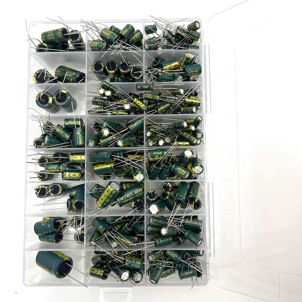 335Pcs Aluminum Electrolytic C - Capacitor Kit Assortment recension och pris
