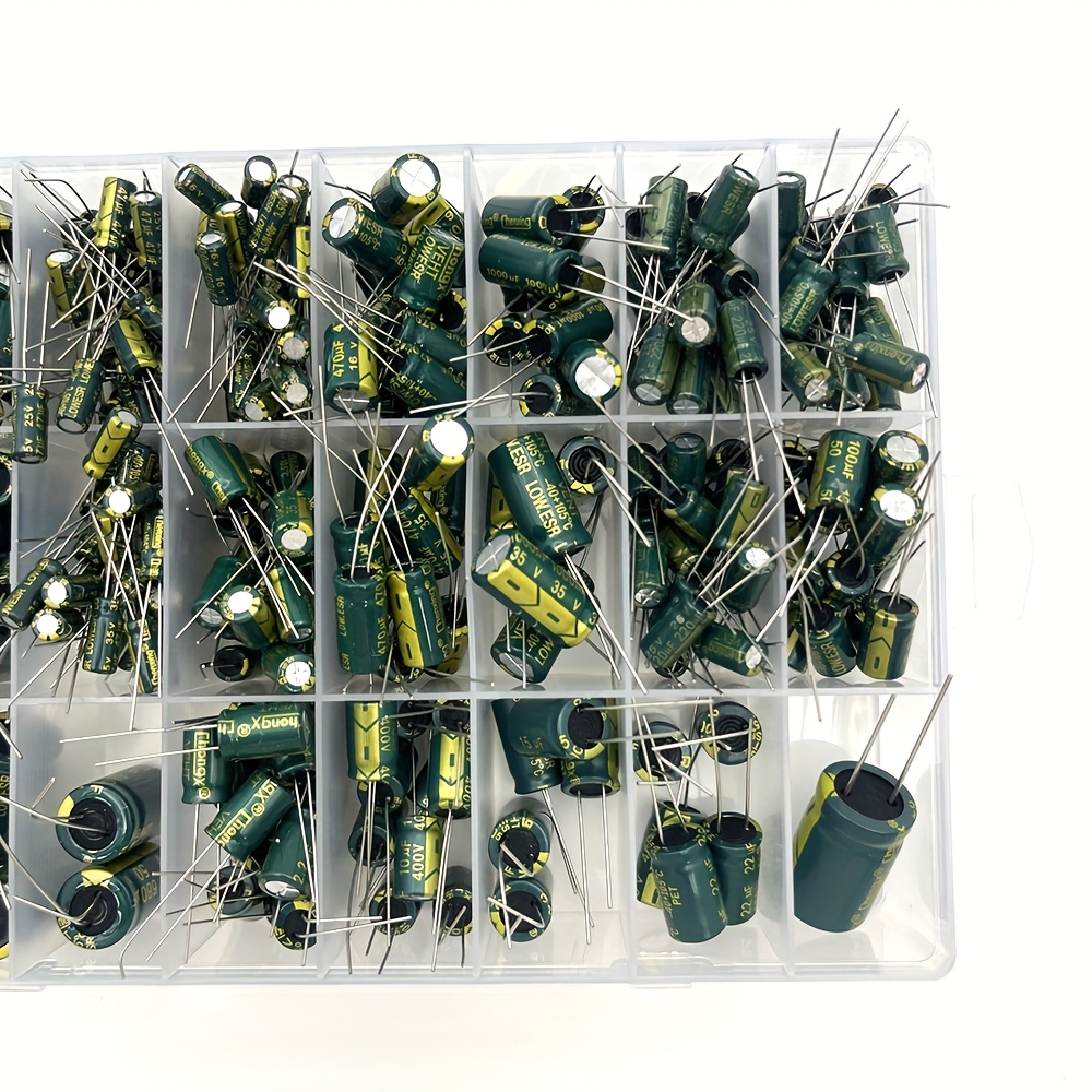 335Pcs Aluminum Electrolytic C - Capacitor Kit Assortment recension och pris