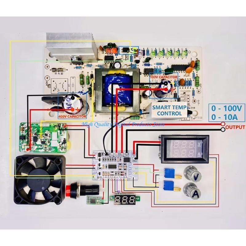 U2JE Digital Meter 0-100V 10A  - Diy Electronics Lab Equipment recension och pris