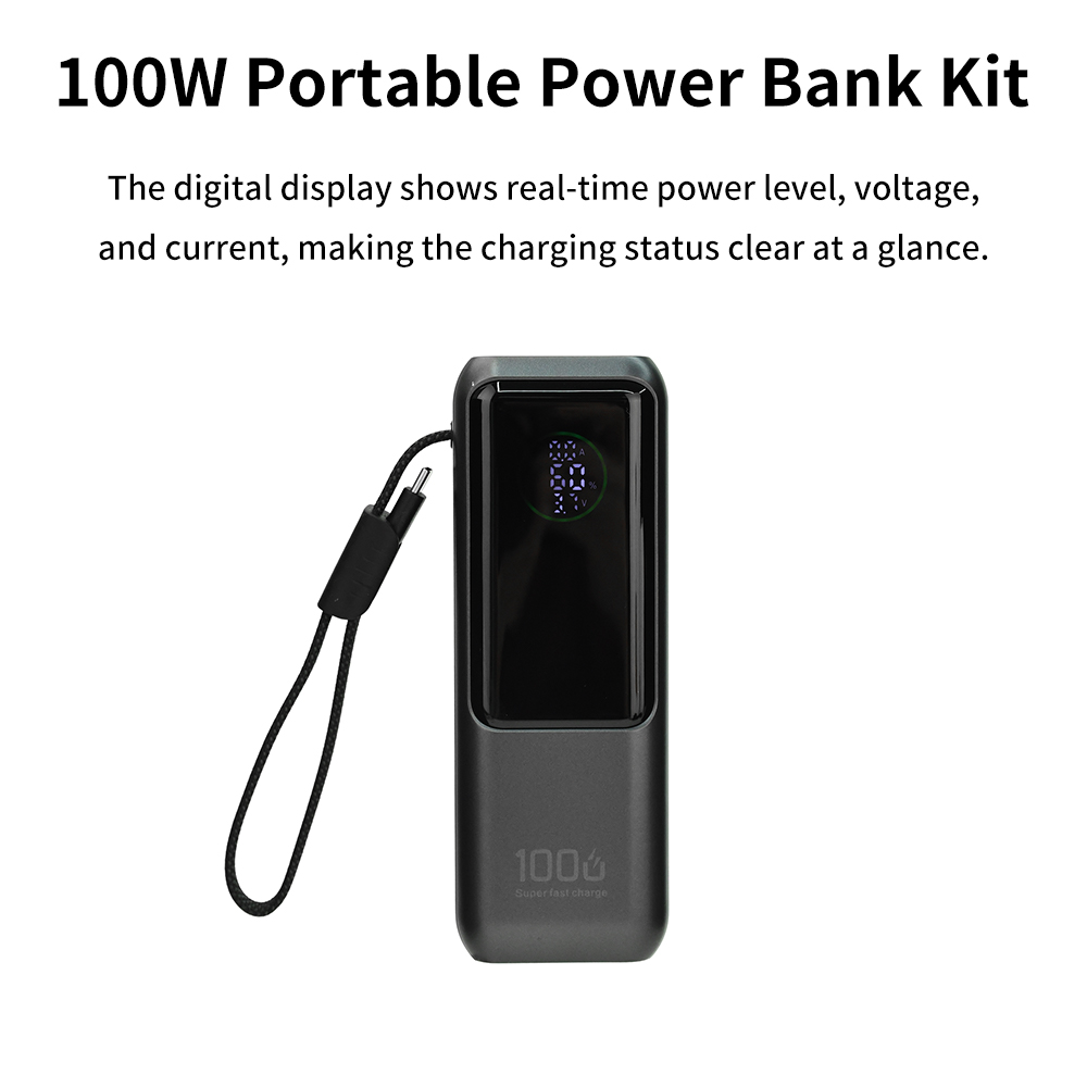 PD 100W Fast Charging Power Ba - Diy Elektronic recension och pris