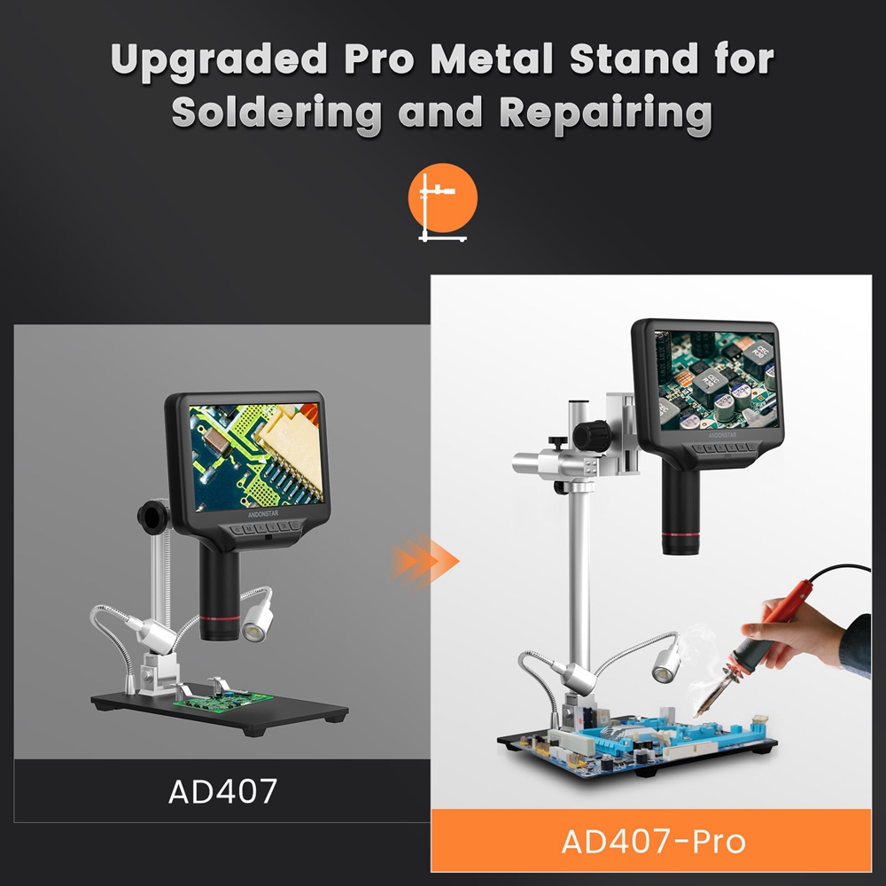 Andonstar AD407 Pro 7 inch 270 - Smd Solder Paste recension och pris