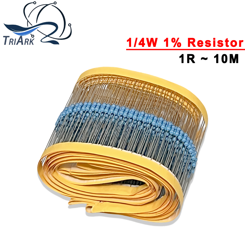 100PCS/Lot Metal Film Resistor - Resistor Kit 1 4W recension och pris
