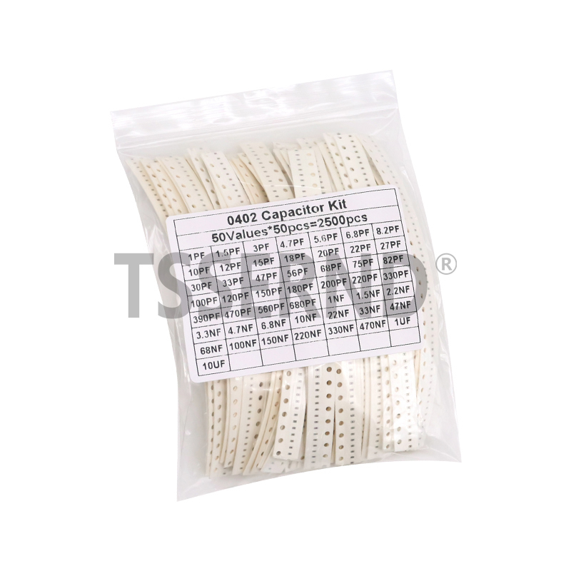 2500pcs 0402 0603 0805 SMD Cer - Capacitor Kit Assortment recension och pris