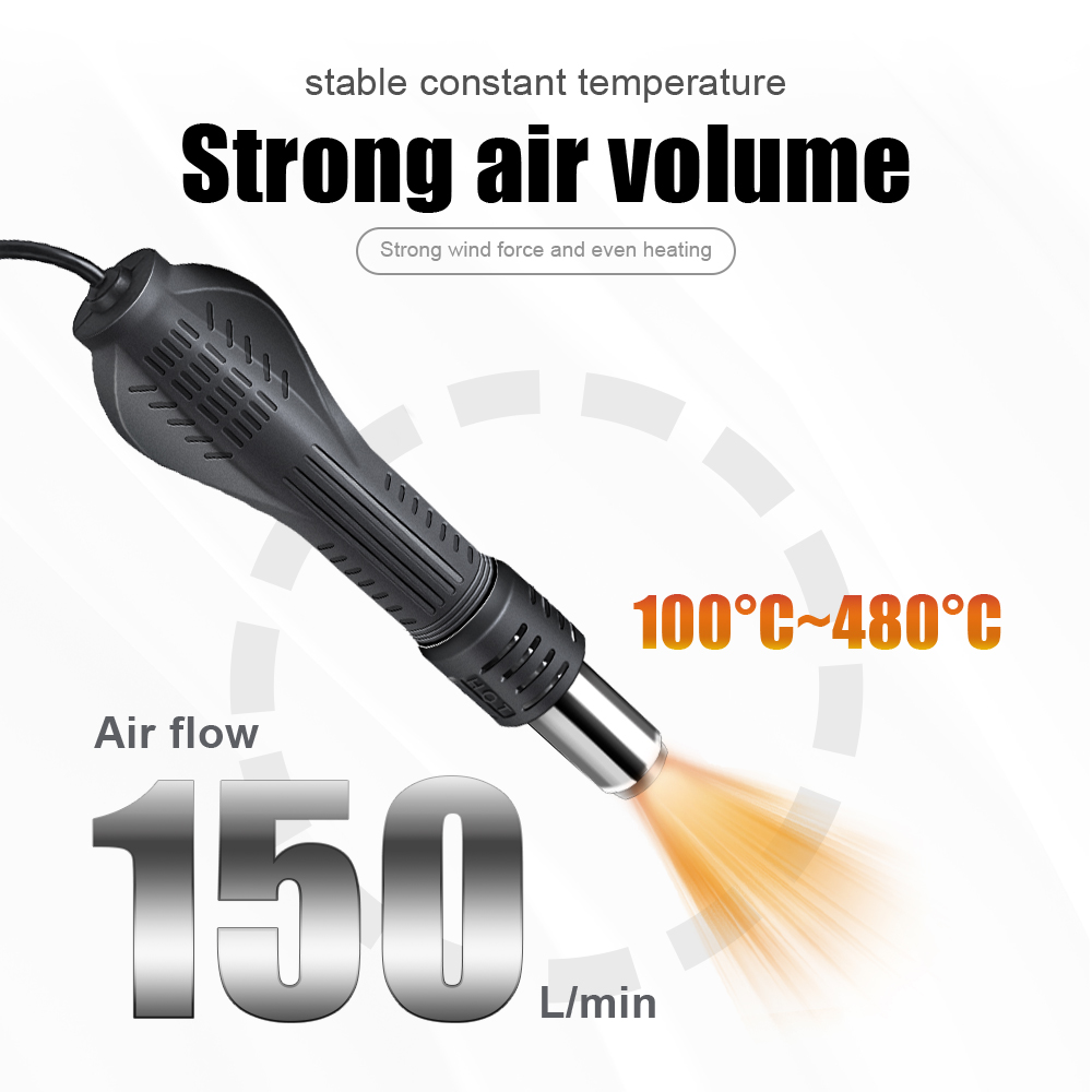 2 in 1 750W Hot Air Gun LCD Di - Smd Solder Paste recension och pris