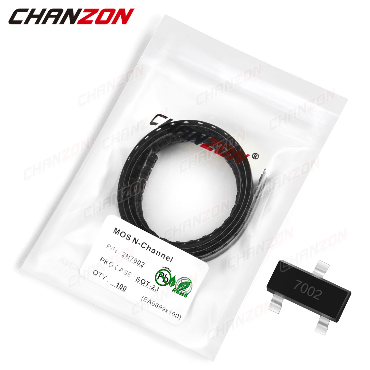 100pcs 2N7002 SOT-23 N-Channel - Diy Electronics Youtube Channel recension och pris