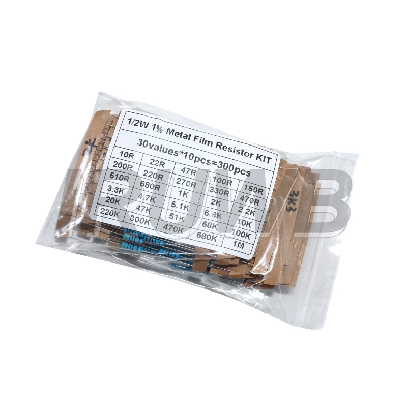 300PCS 1/4W 1/2W 1W Resistance - Resistor Kit 1 4W recension och pris