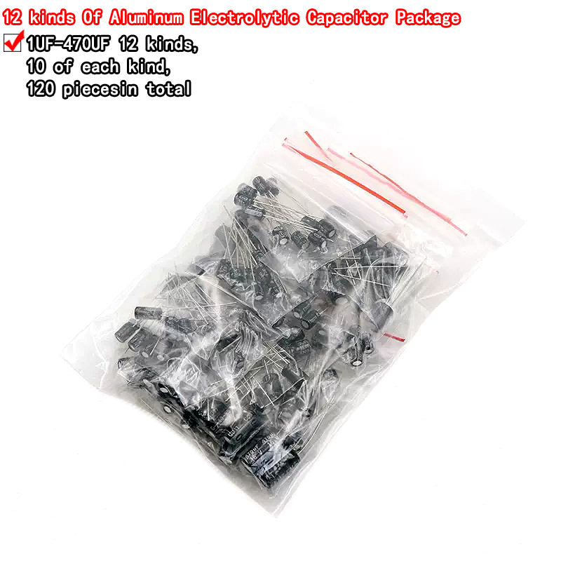 1set of 120pcs 12 values 0.22U - Capacitor Kit Assortment recension och pris