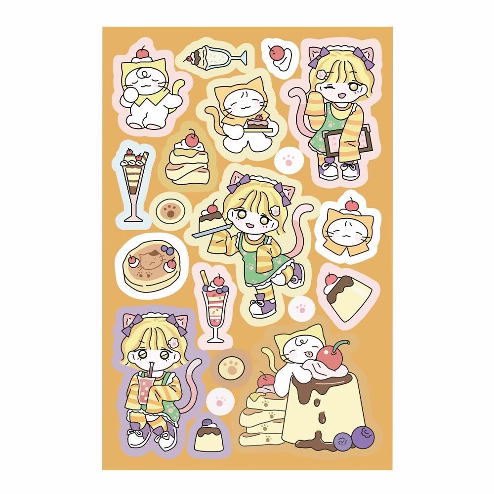 1/5Pcs Cartoon Girl 2 Korean F - Diy Q recension och pris