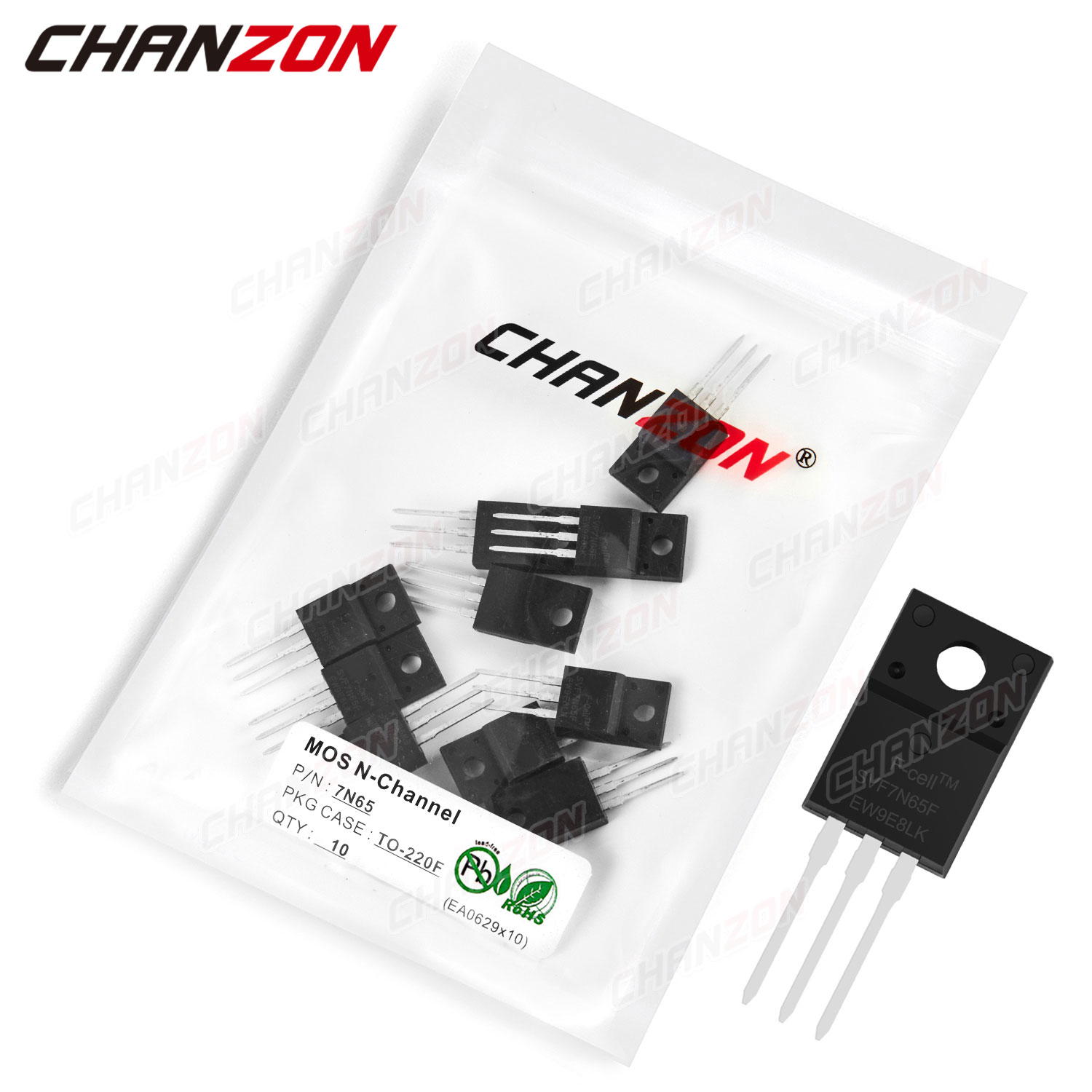10pcs 7N65 TO-220F N-Channel M - Diy Electronics Youtube Channel recension och pris