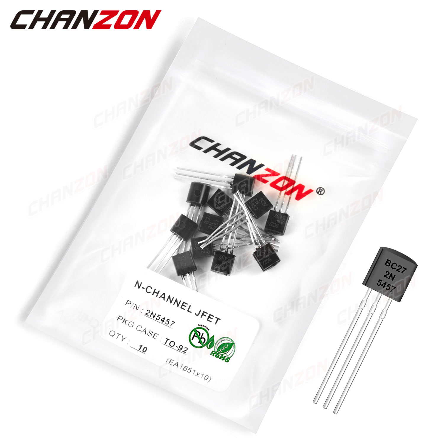 10Pcs 2N5457 TO-92 N-Channel A - Diy Electronics Youtube Channel recension och pris