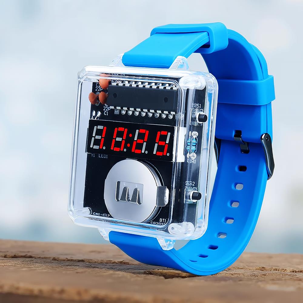LED DIY Electronic Watch Kit D - Diy Electronics Youtube recension och pris