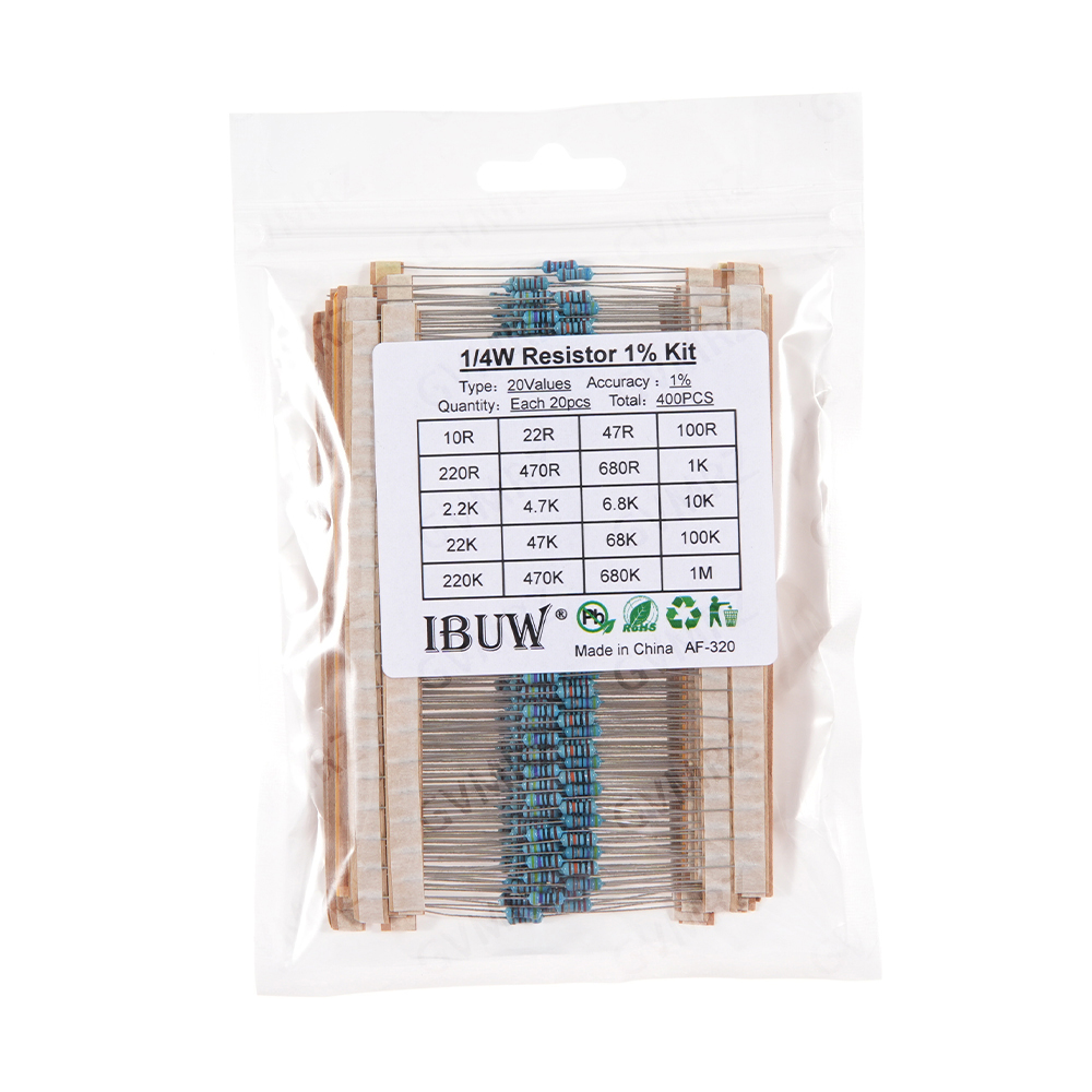1/4W 1/2W 1W 2W 3W 1.5R 47R 12 - Resistor Kit 1 4W recension och pris