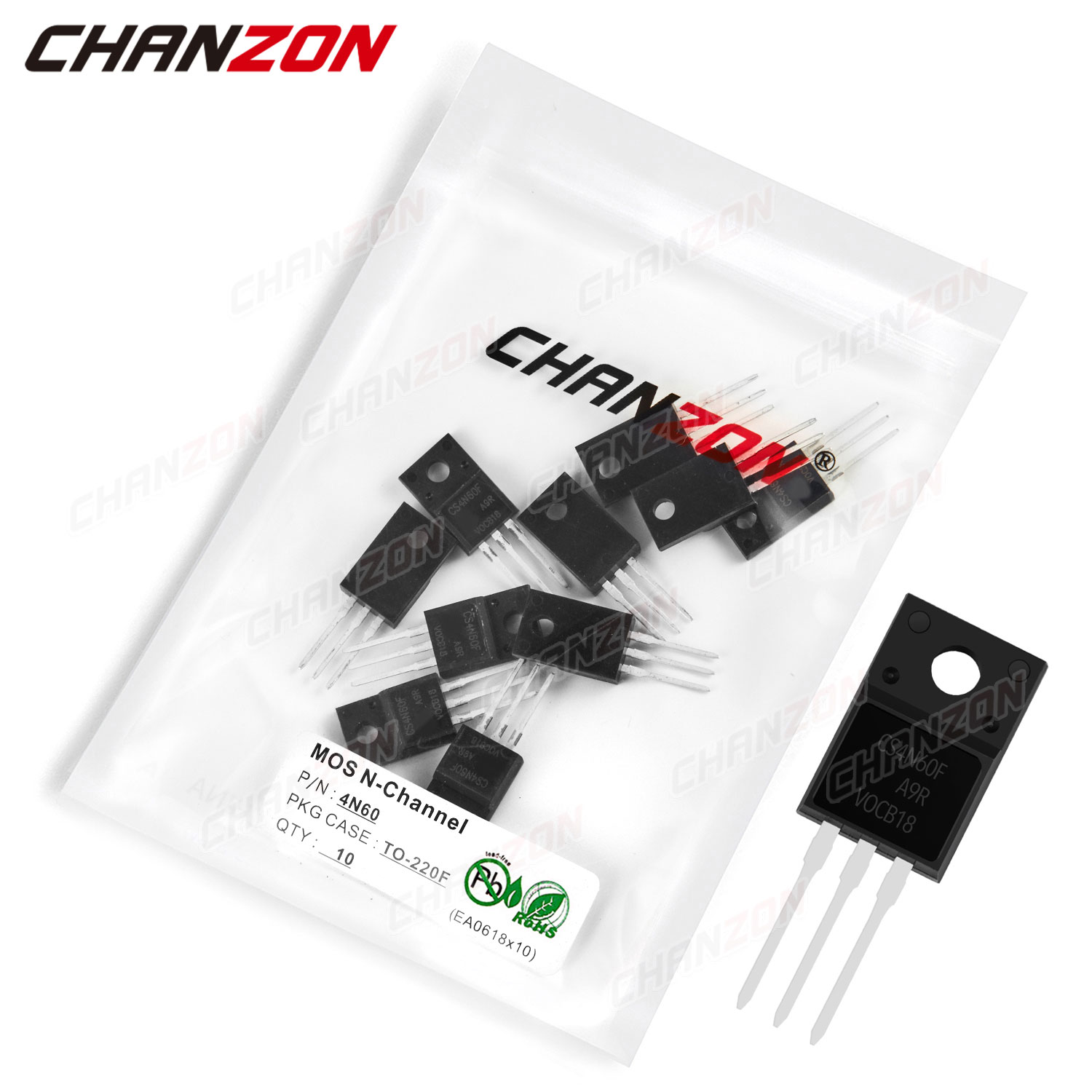 10pcs 4N60 TO-220F N-Channel M - Diy Electronics Youtube Channel recension och pris