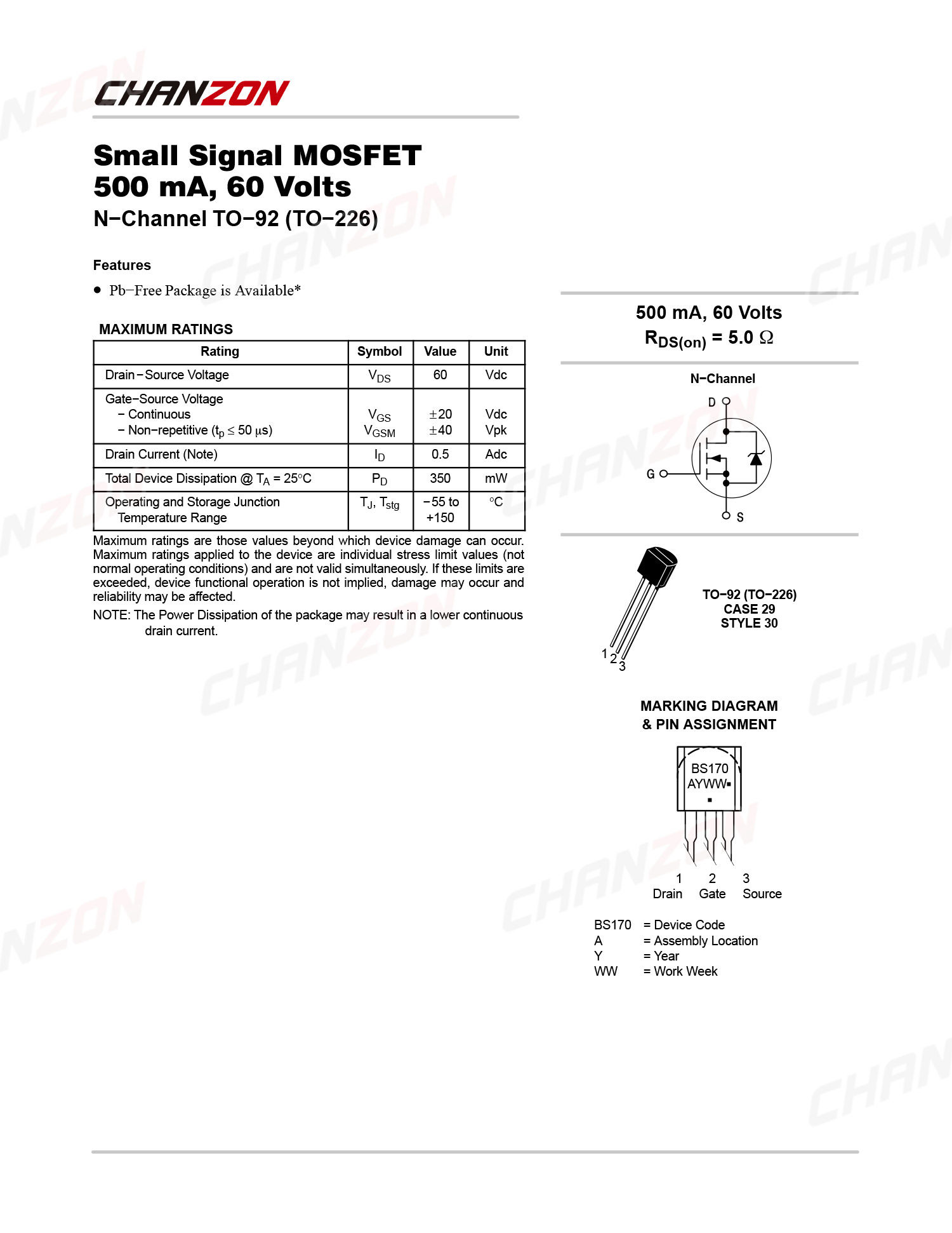10pcs BS170 TO-92 N-Channel Mo - Diy Electronics Youtube Channel recension och pris