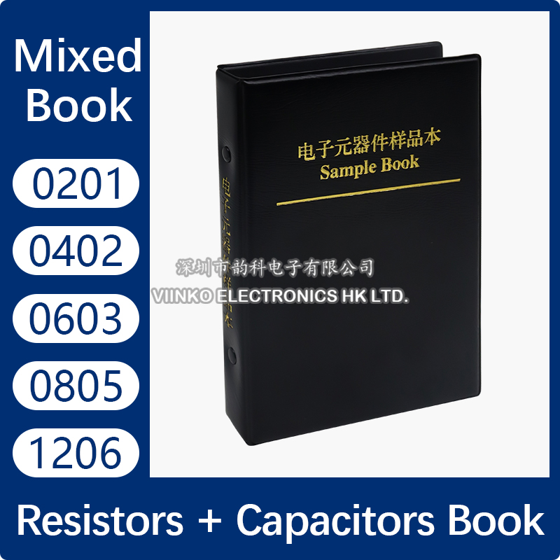 Capacitor Resistor Mixed Book  - Capacitor Kit Assortment recension och pris
