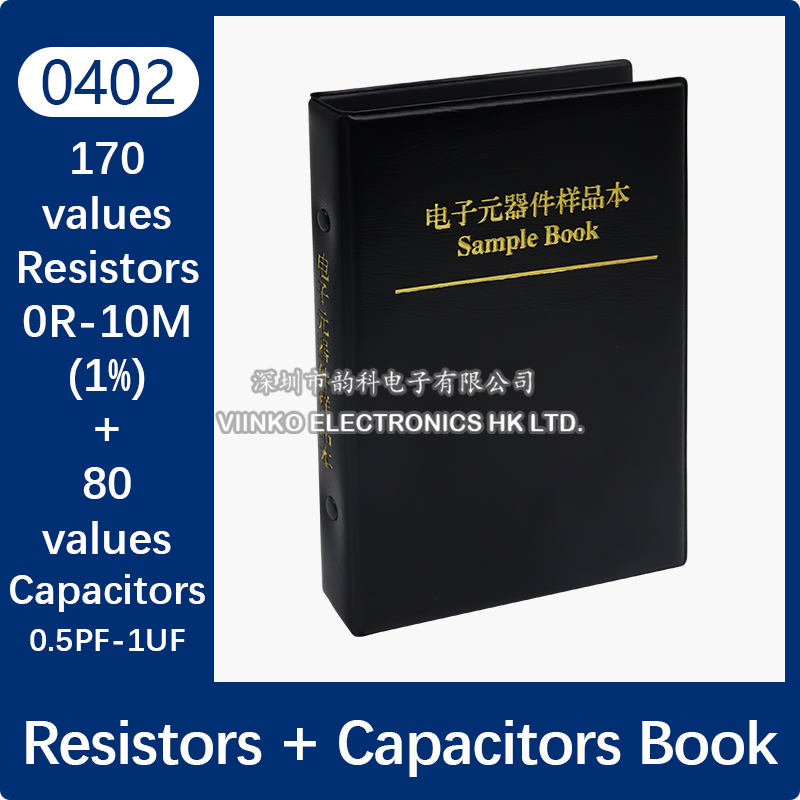 Capacitor Resistor Mixed Book  - Capacitor Kit Assortment recension och pris