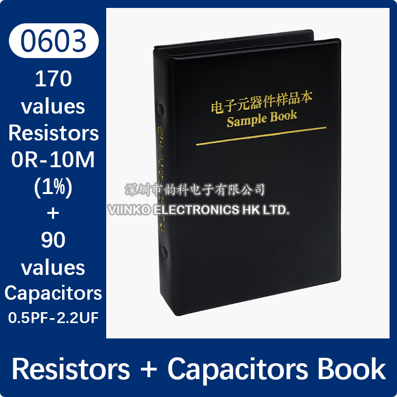Capacitor Resistor Mixed Book  - Capacitor Kit Assortment recension och pris
