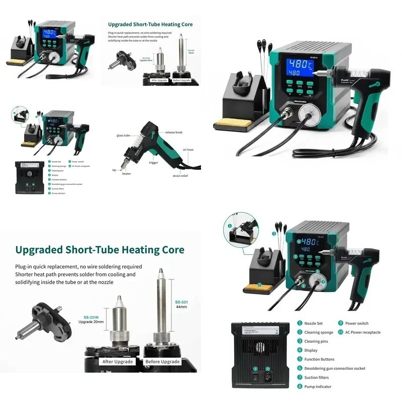 2026 HOT SALE New Upgraded  SS - Desoldering Pump Solder recension och pris