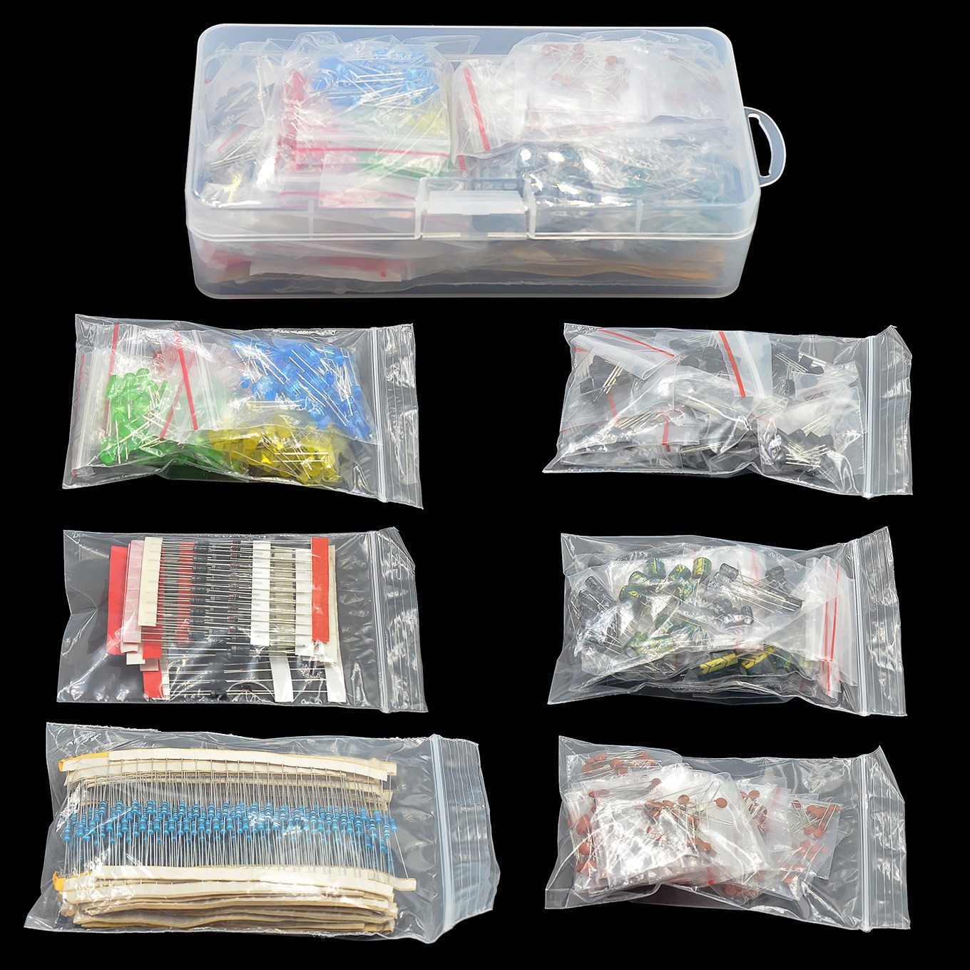 Electronic components Kits Met - Capacitor Kit Assortment recension och pris