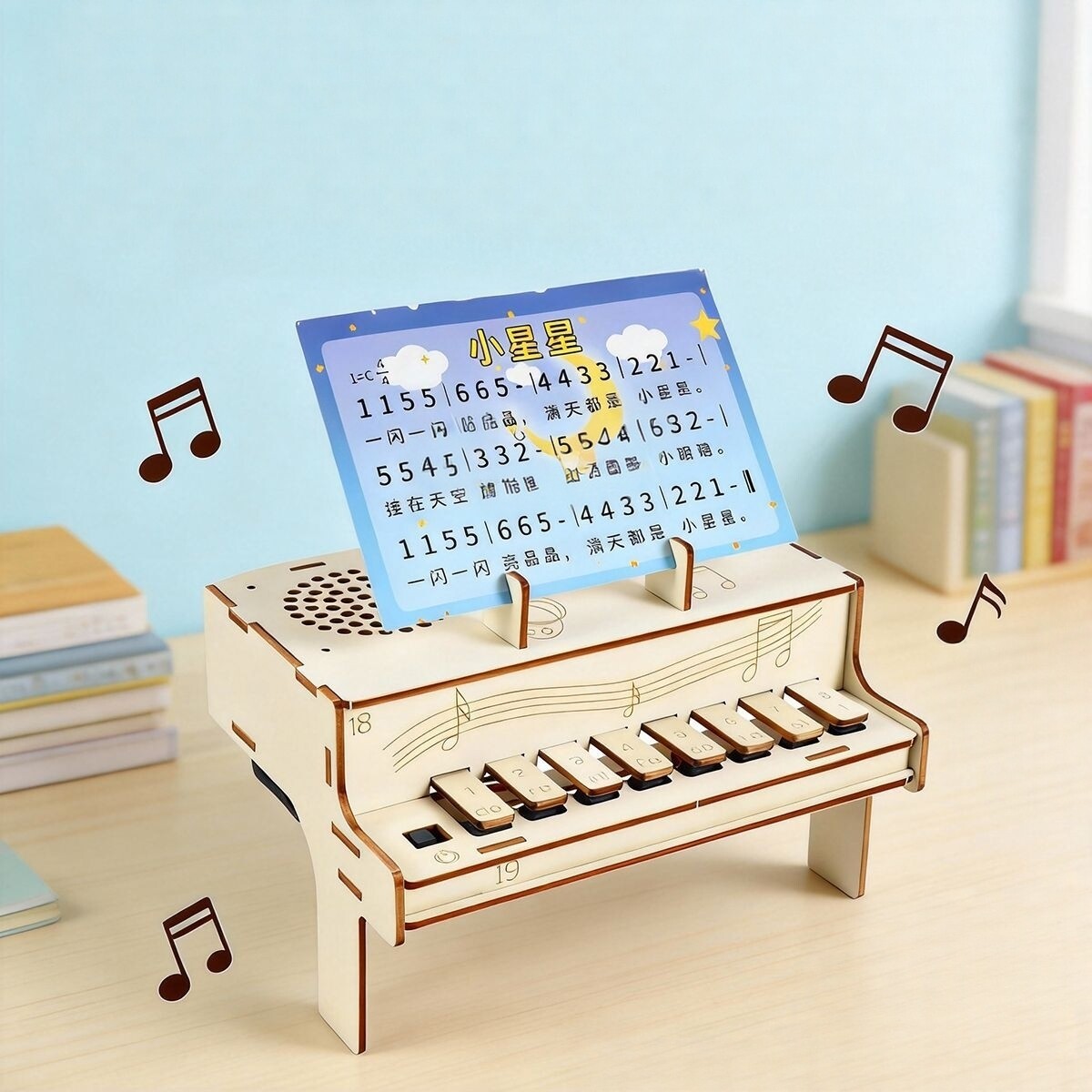 DIY Wooden Electronic Piano Mo - Diy Home Electronics Projects recension och pris