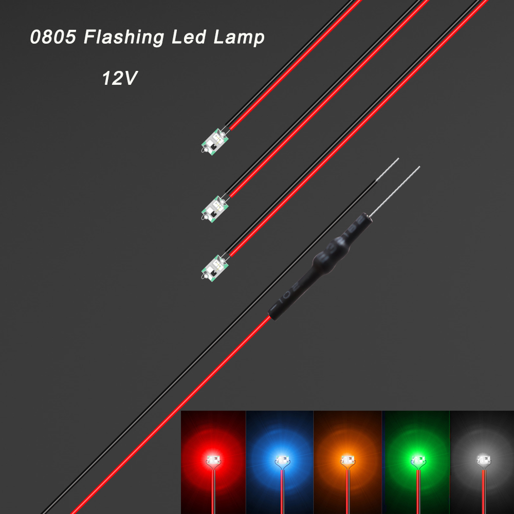 10PCS 12V Wired Led Smd 0805 L - Smd Solder Paste recension och pris