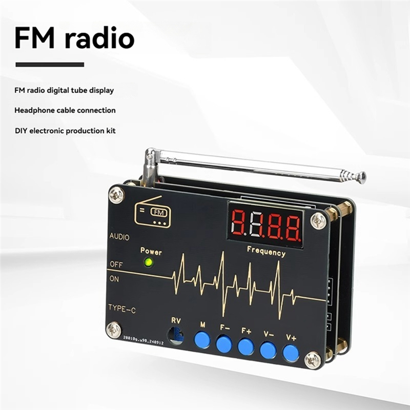 A73E-RDA5807M FM Radio DIY Kit - Diy Electronics Youtube recension och pris
