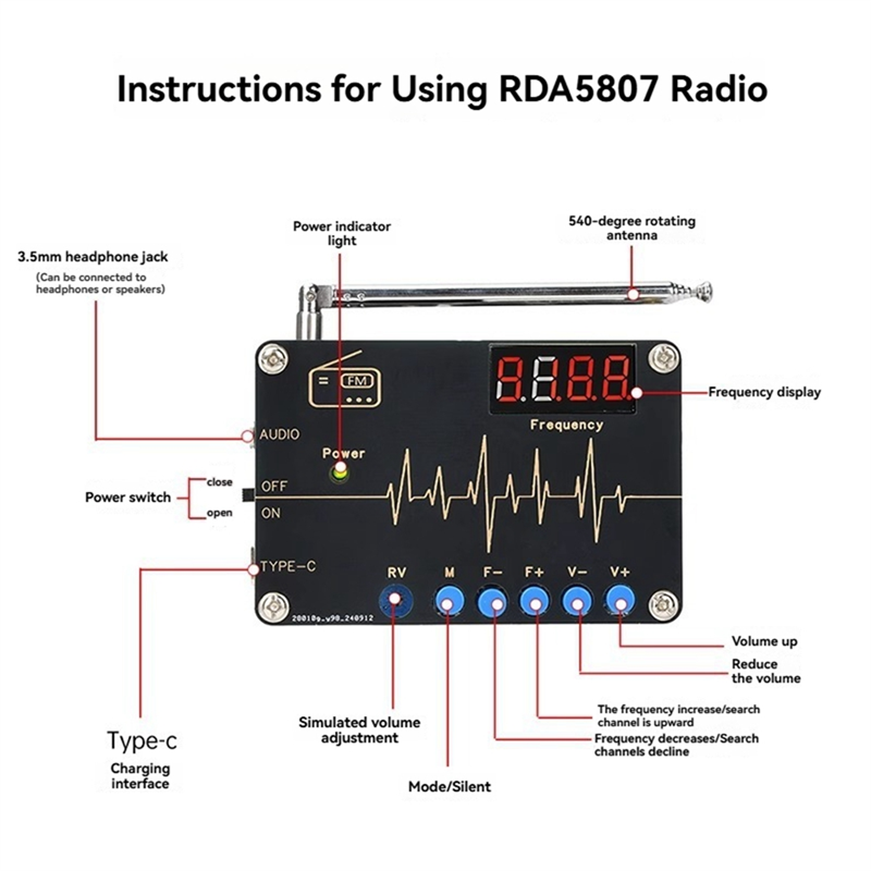 A73E-RDA5807M FM Radio DIY Kit - Diy Electronics Youtube recension och pris