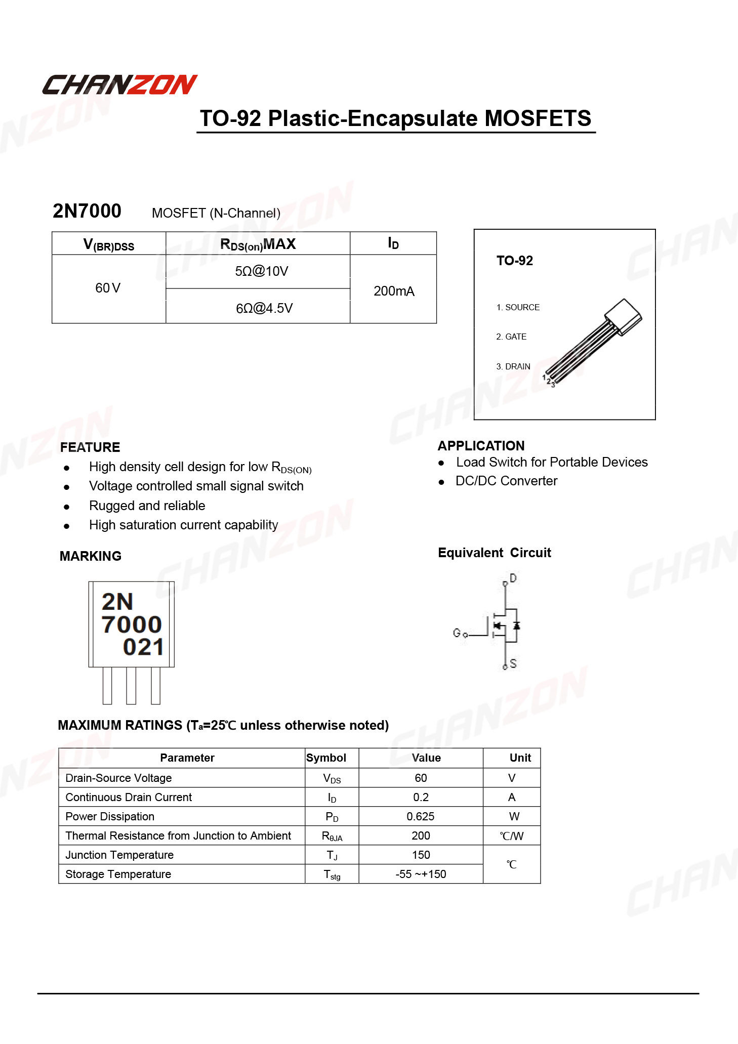 100pcs 2N7000 TO-92 N-Channel  - Diy Electronics Youtube Channel recension och pris