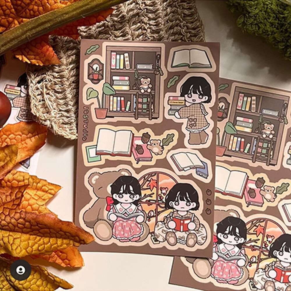1/5Pcs Cartoon Girl 1 Korean F - Diy Q recension och pris