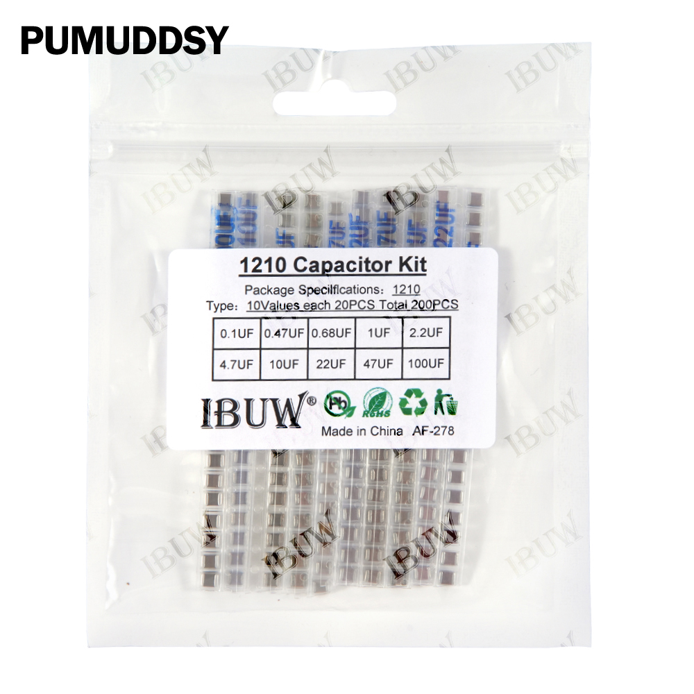 0402 0603 0805 1206 SMD Cerami - Capacitor Kit Assortment recension och pris