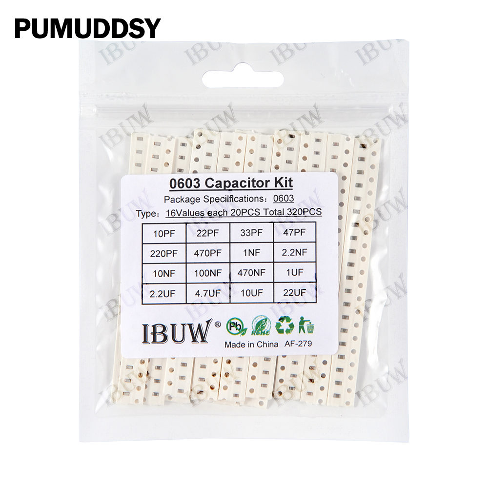 0402 0603 0805 1206 SMD Cerami - Capacitor Kit Assortment recension och pris