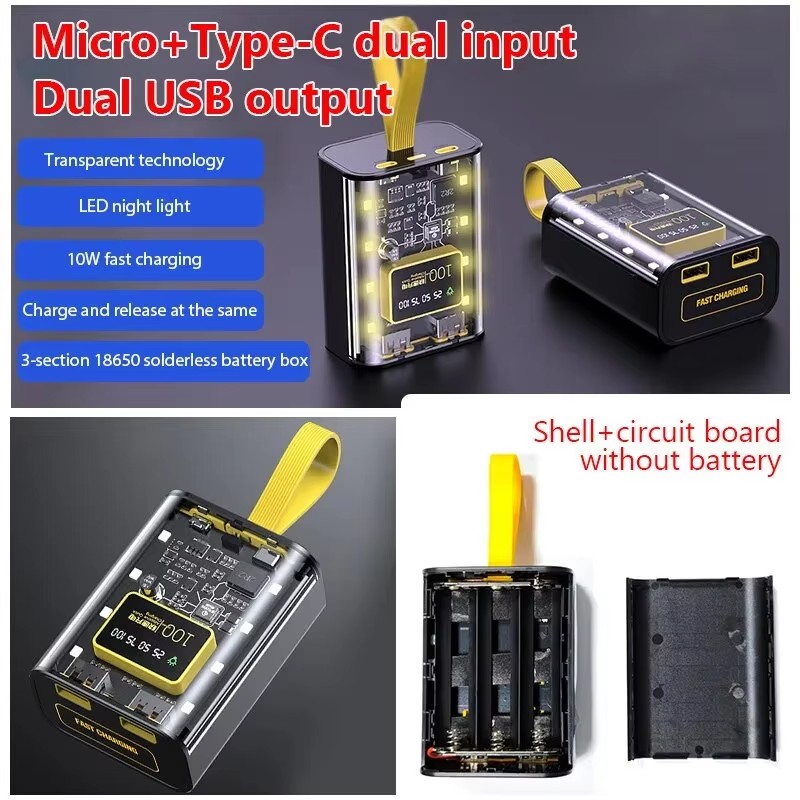 18650 Battery Charger Case Fas - Diy Electronics Power Supply recension och pris