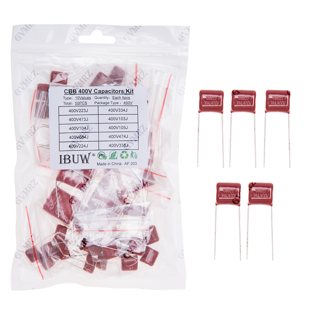 CBB Polypropylene Film Capacit - Capacitor Kit Assortment recension och pris