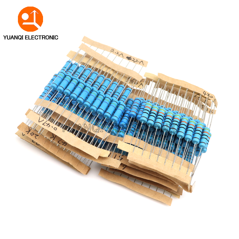 640pcs 2W Metal Film Resistor  - Resistor Kit 1 4W recension och pris